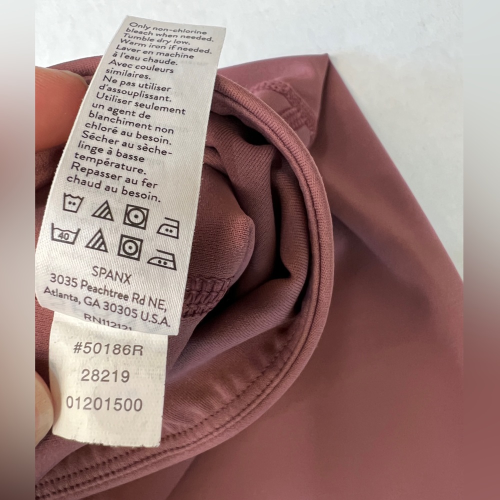 SPANX High-Waist 7/8 Leggings in Mauve - Picture 10 of 10